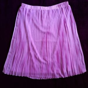 Banana Republic LP Orchid Pleated Midi Skirt NWT